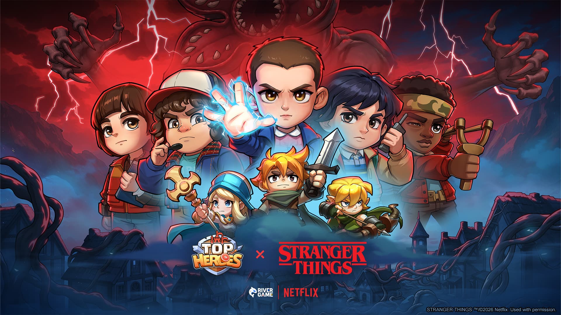 Top Heroes × Stranger Things