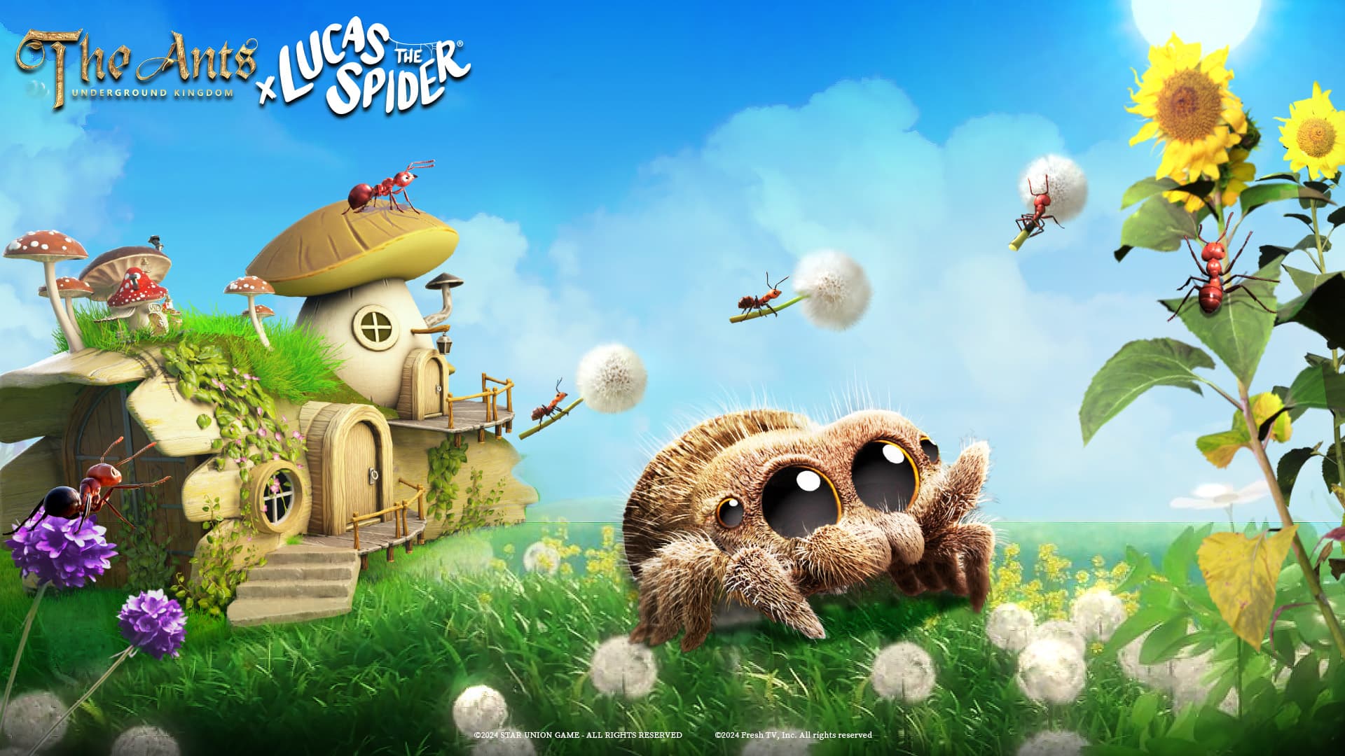 The Ants: Underground Kingdom × Lucas the Spider